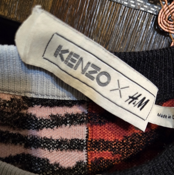 KENZO X H&M Men's Sweater, Sz Small - Picture 9 of 11